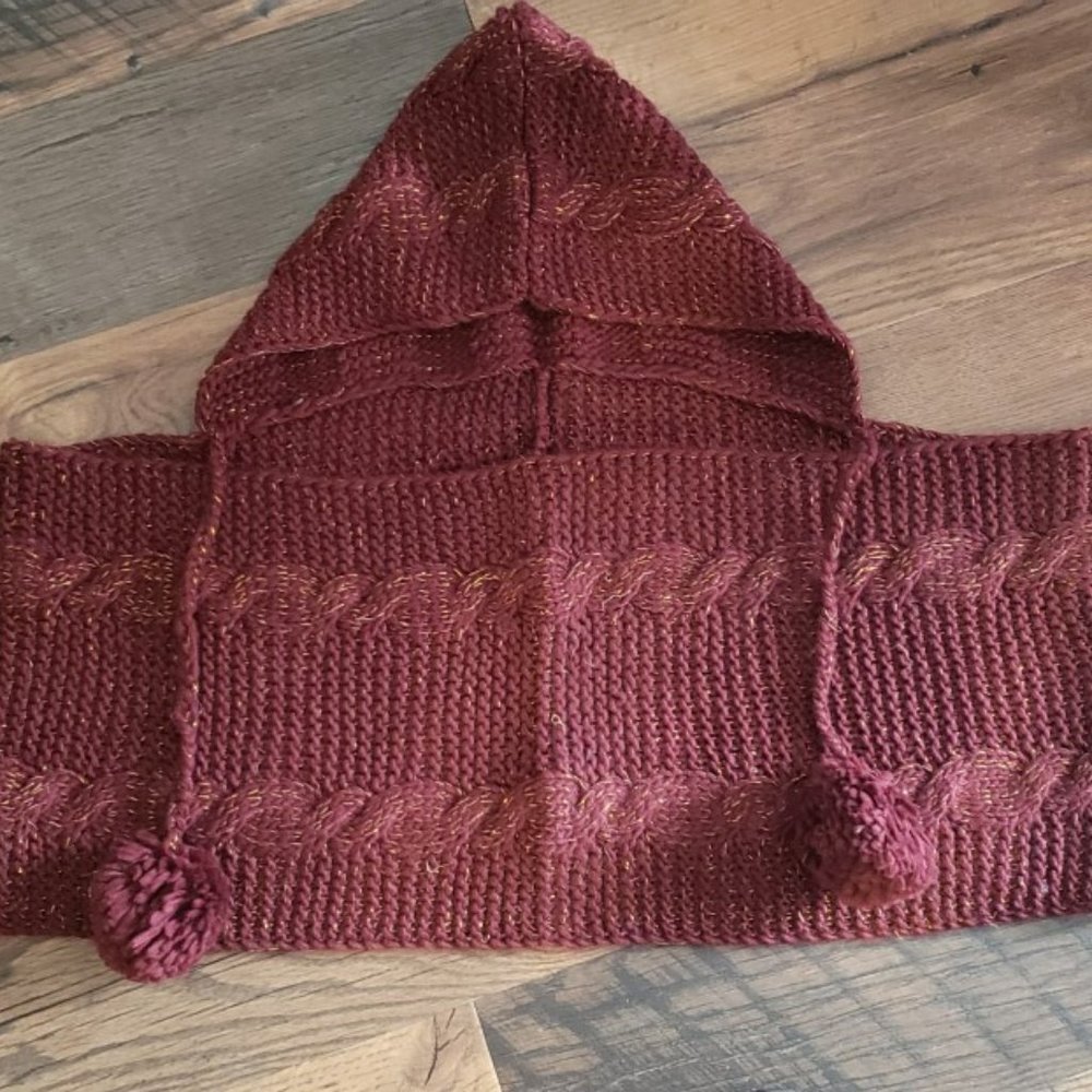 Womens Hooded Infinity Scarf
